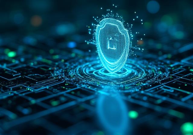 データの安全性とプライバシーを象徴するイメージ